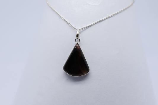 Obsidian Sterling Silver Necklace