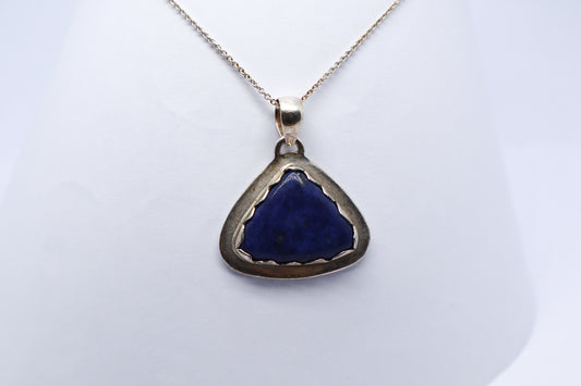 Lapis Lazuli Sterling Silver Necklace