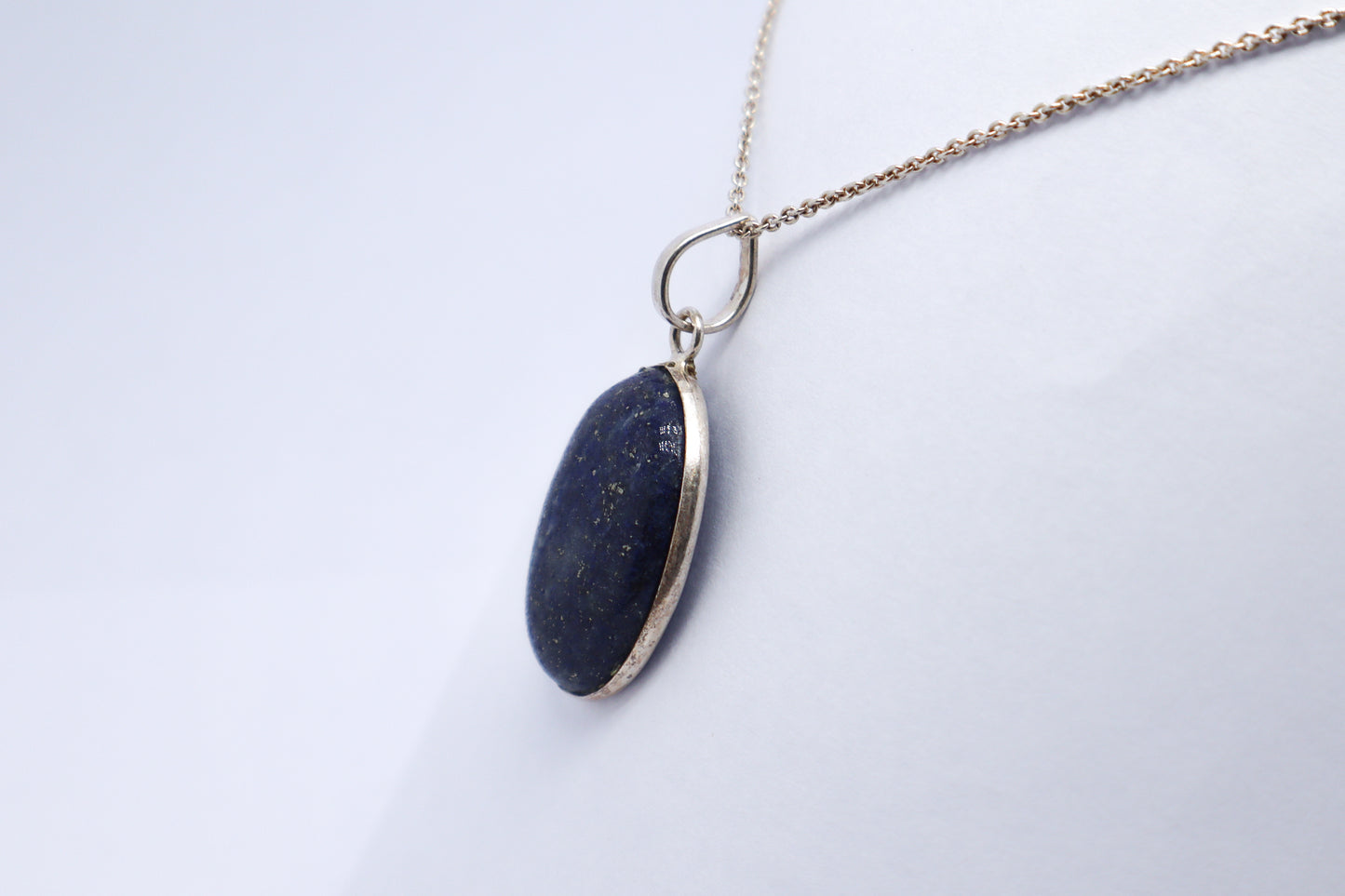 Lapis Lazuli Sterling Silver Necklace