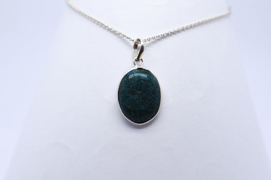 Chrysocolla Sterling Silver Necklace