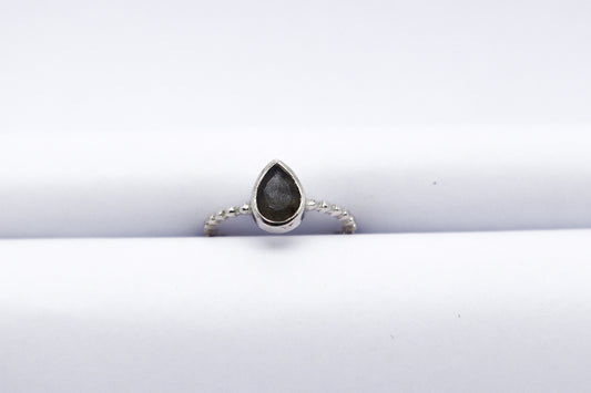 Labradorite Solid Sterling Silver Ring