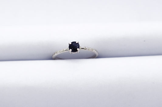 Black Onyx Solid Sterling Silver Ring