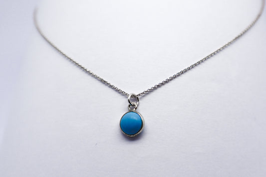 Turquoise Silver Necklace