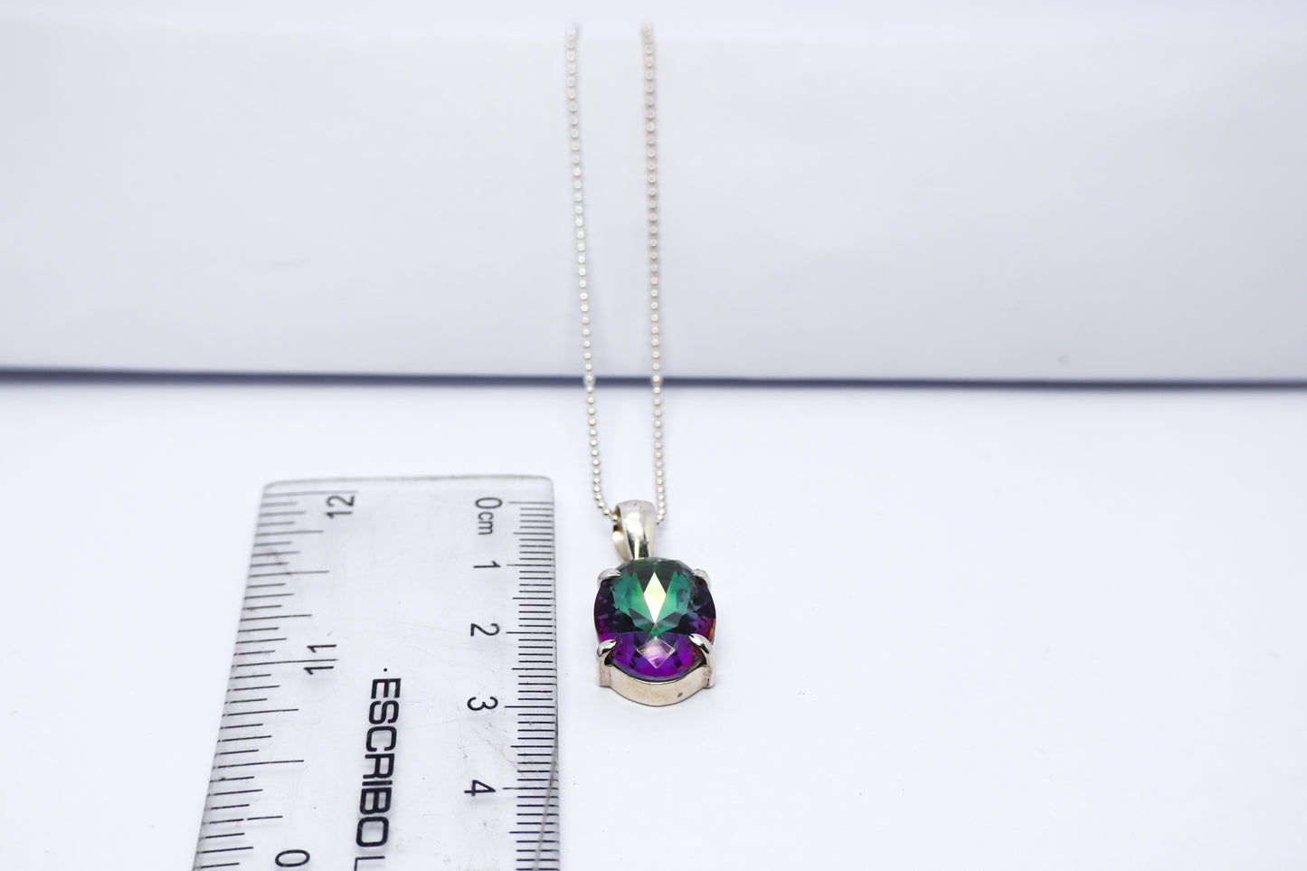 Mystic Topaz Sterling Silver Necklace