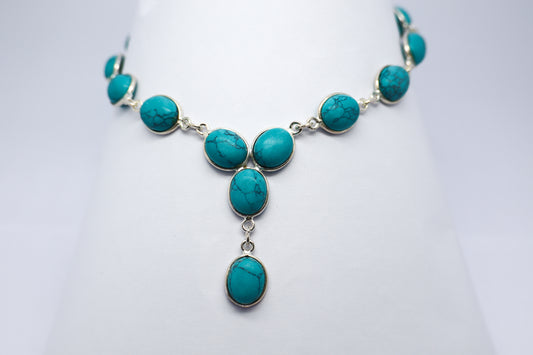 Turquoise Sterling Silver Necklace