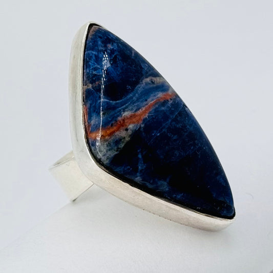 Azurite Sterling Silver Ring