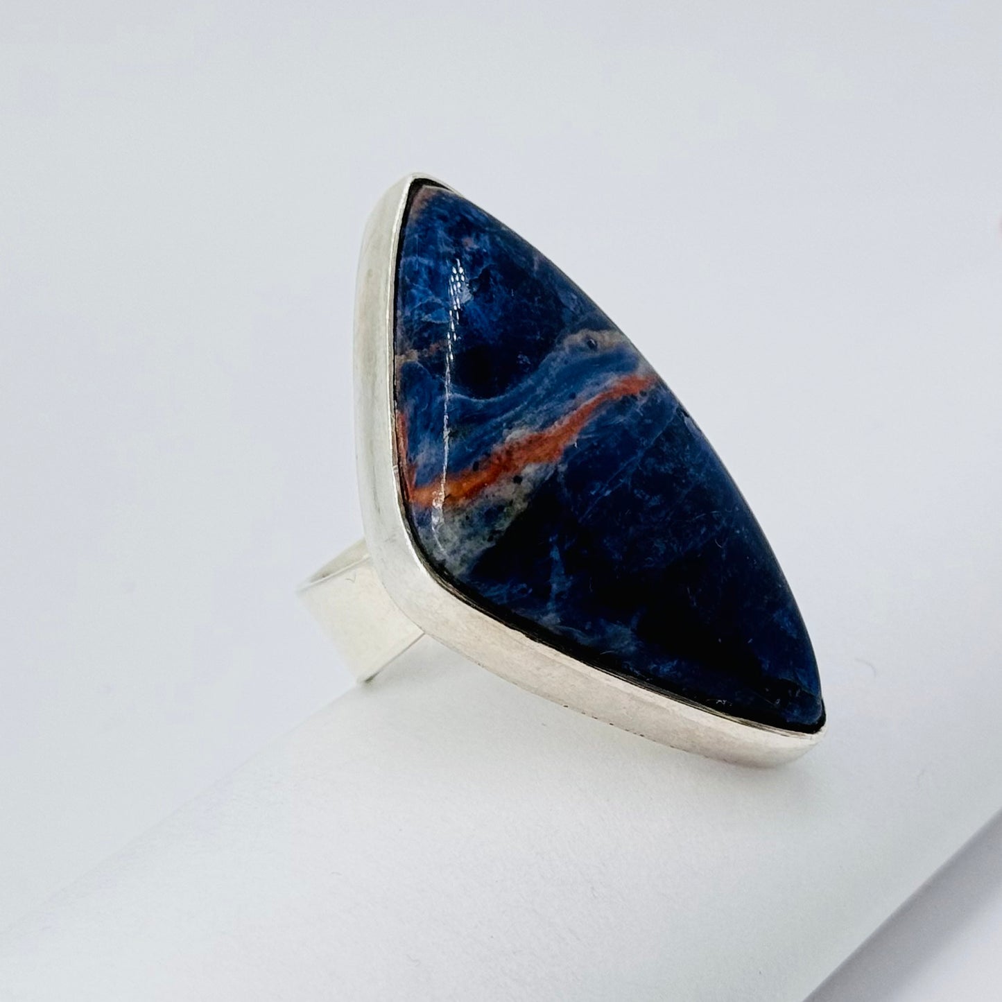 Azurite Sterling Silver Ring