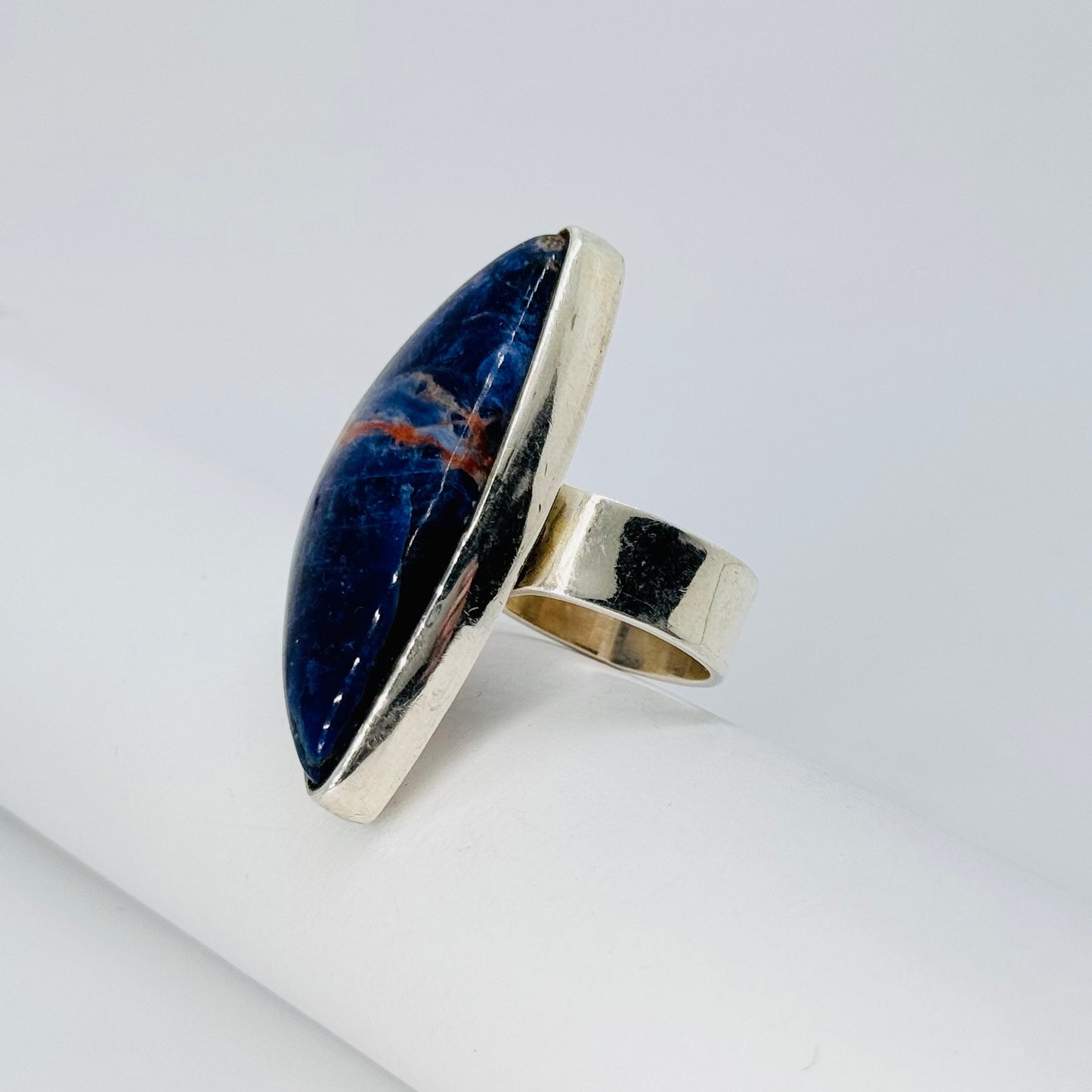 Azurite Sterling Silver Ring