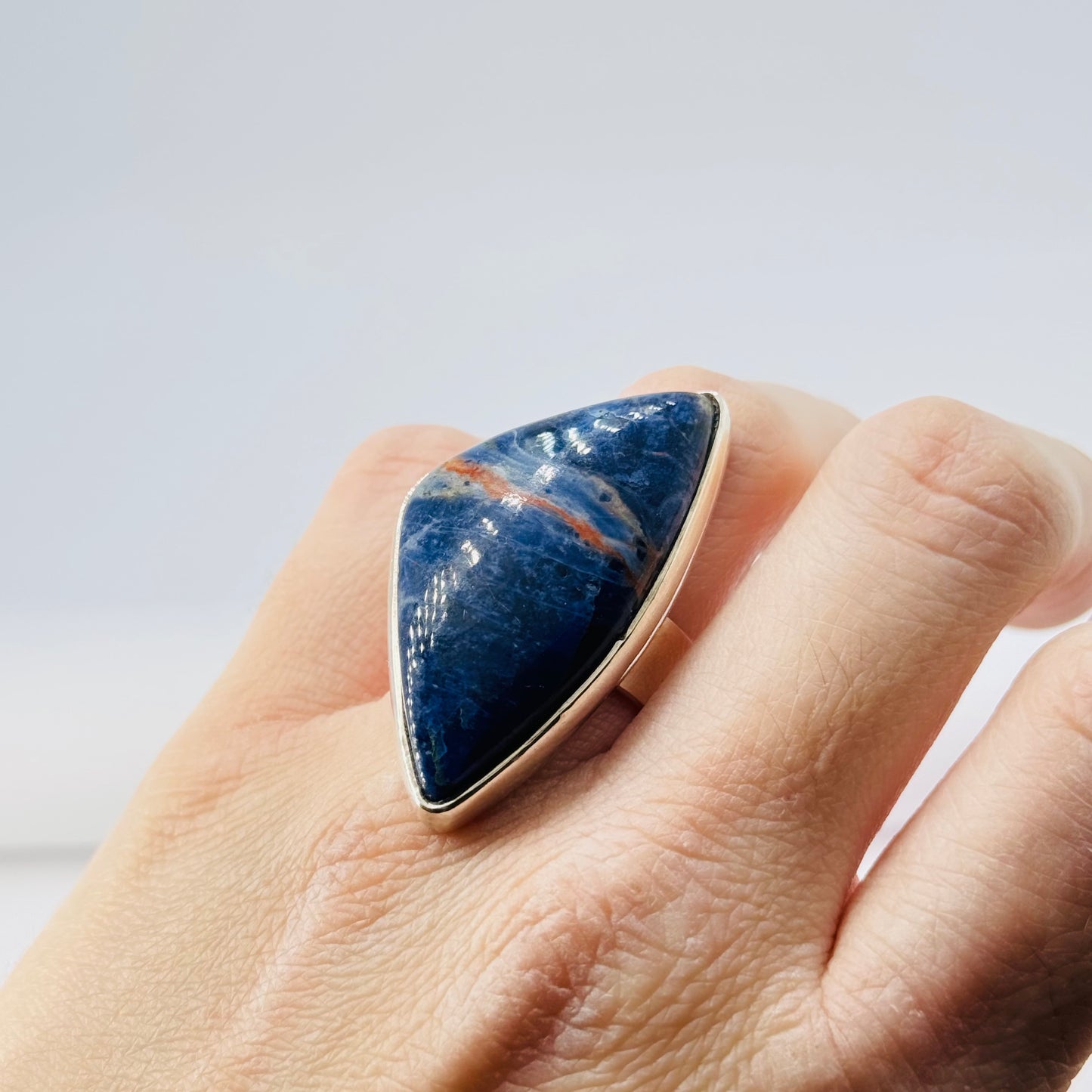 Azurite Sterling Silver Ring