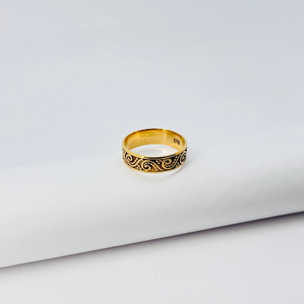 Special Order - Gold Plated Solid Sterling Silver Ring