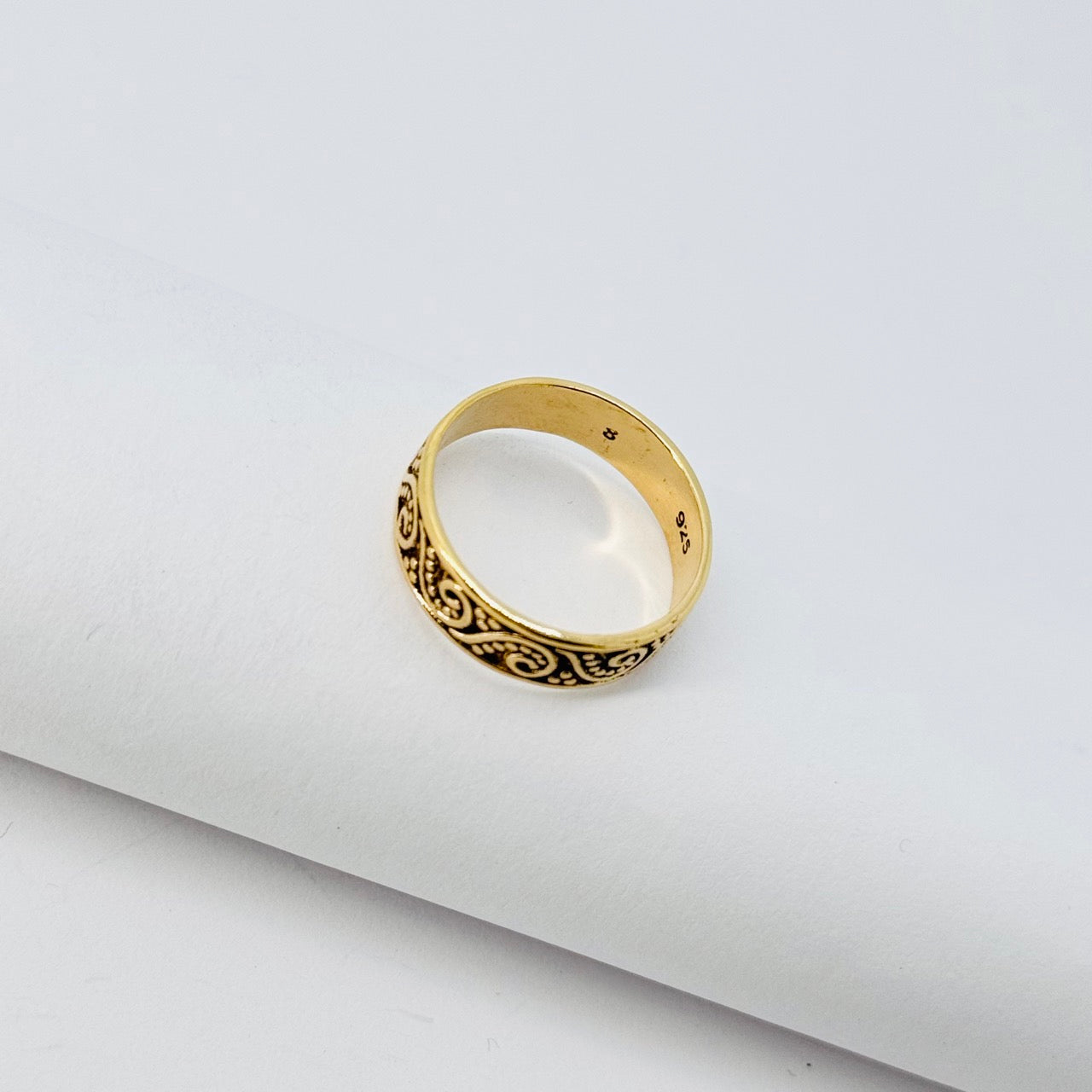 Special Order - Gold Plated Solid Sterling Silver Ring