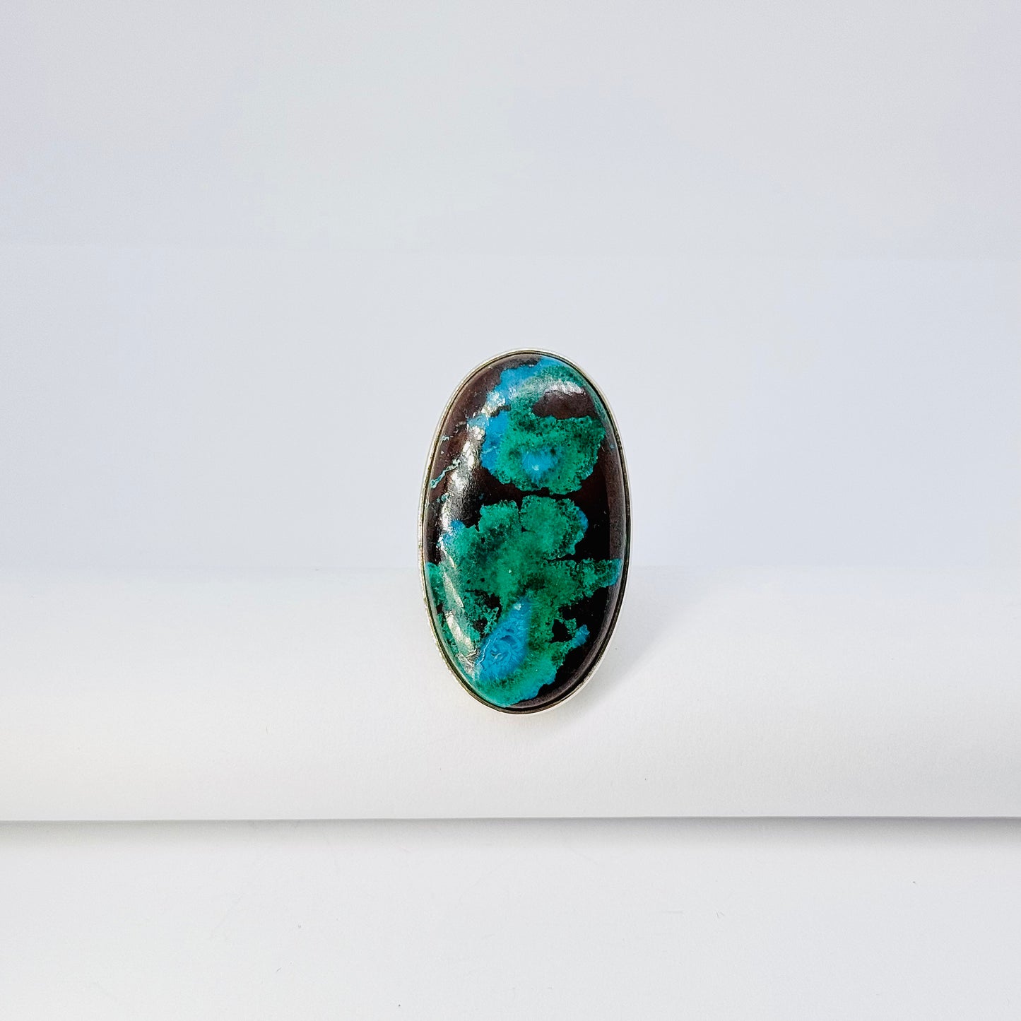 Azurite Sterling Silver Ring