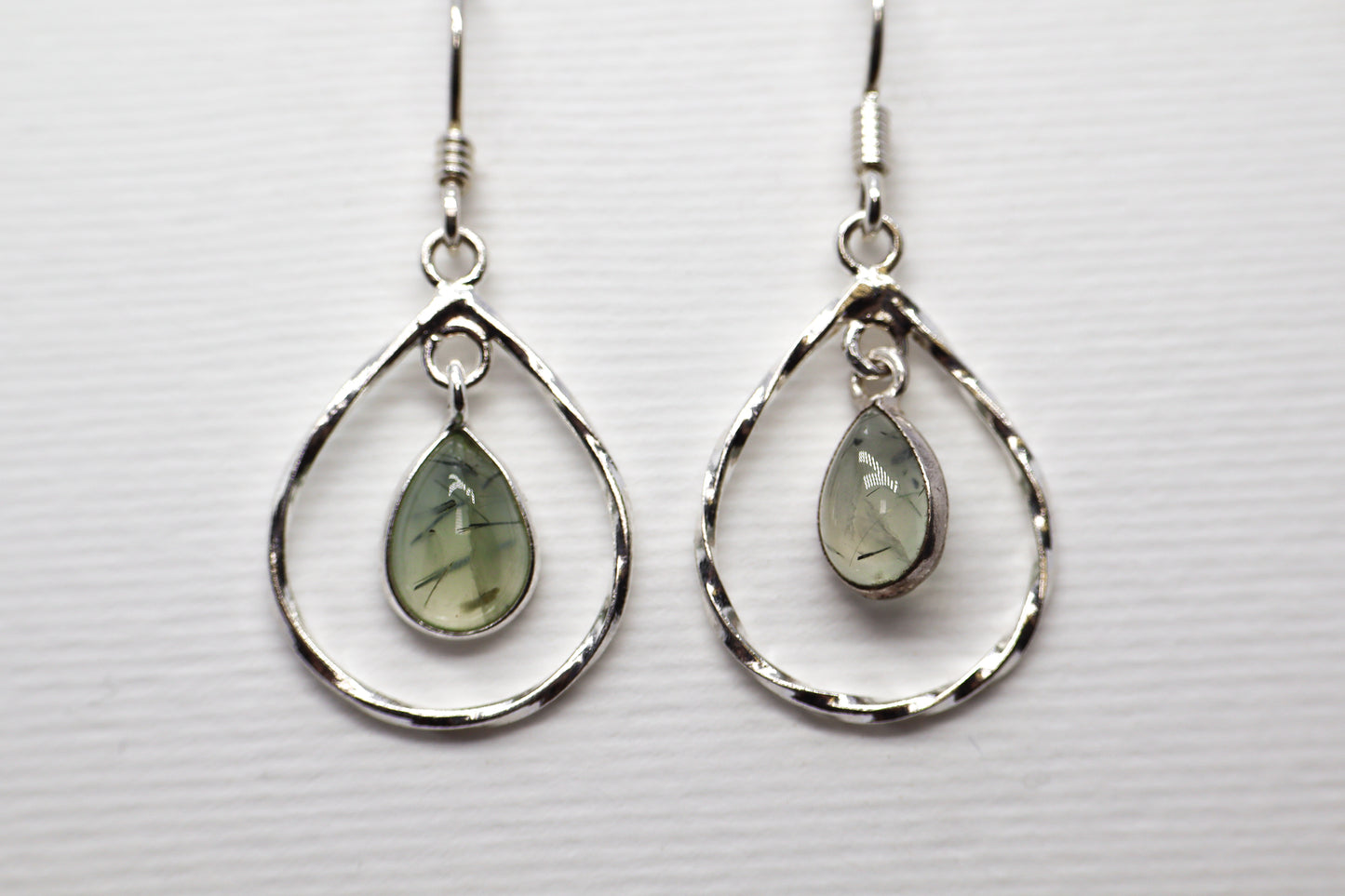 Prehnite Sterling Silver earring