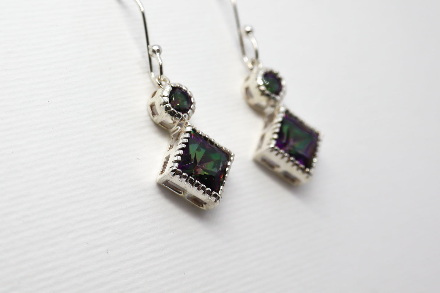 Mystic Topaz Sterling Silver earring