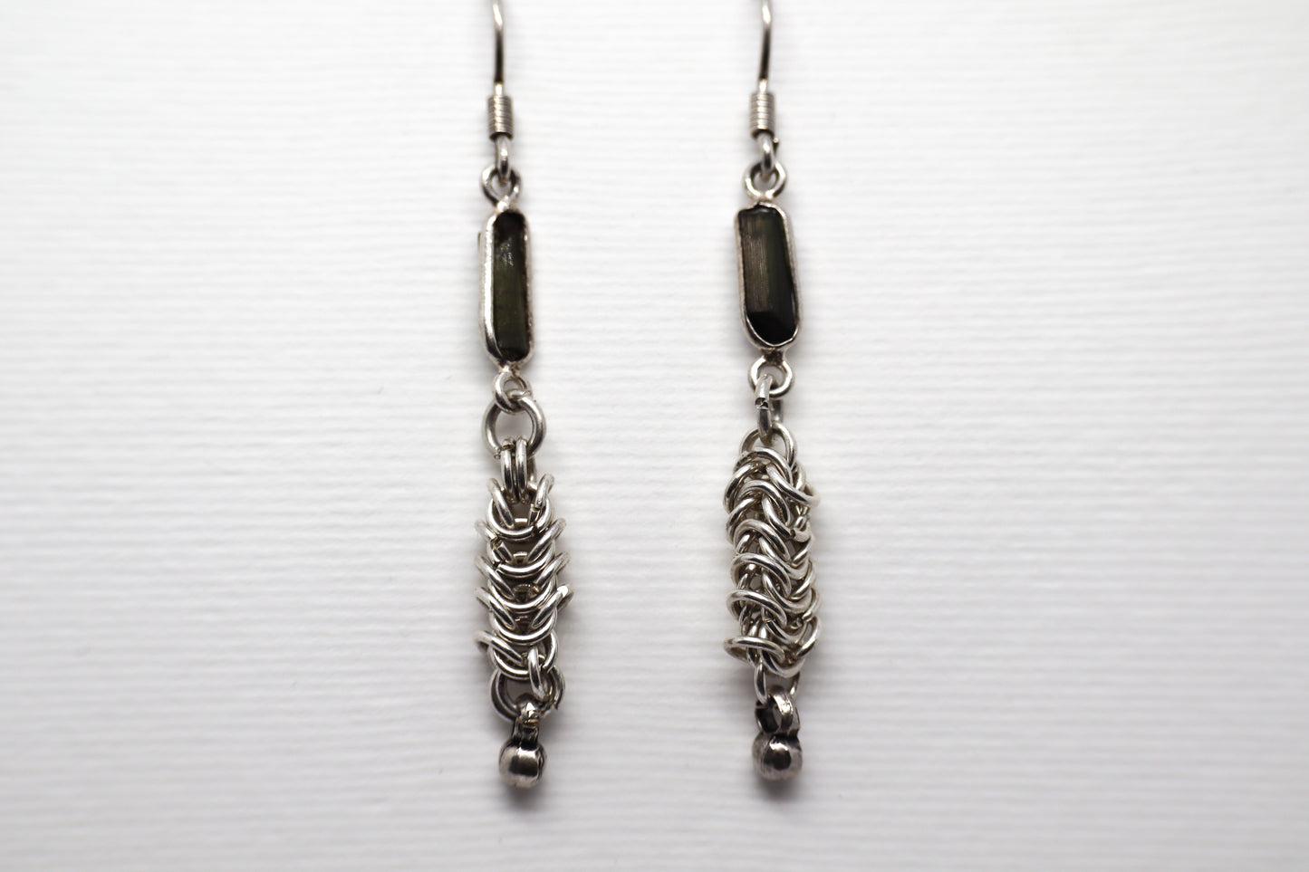 Quart Rutiled Sterling Silver earring