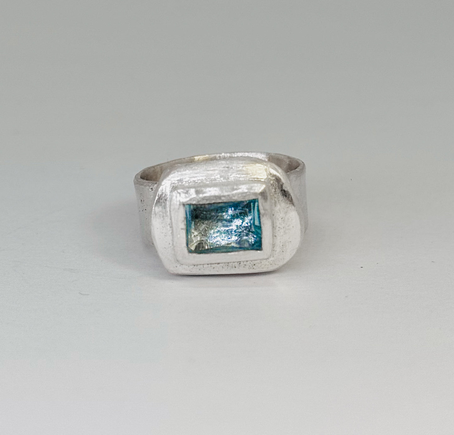 Cosmic Sky-Blue Topaz Ring 9.99 Silver
