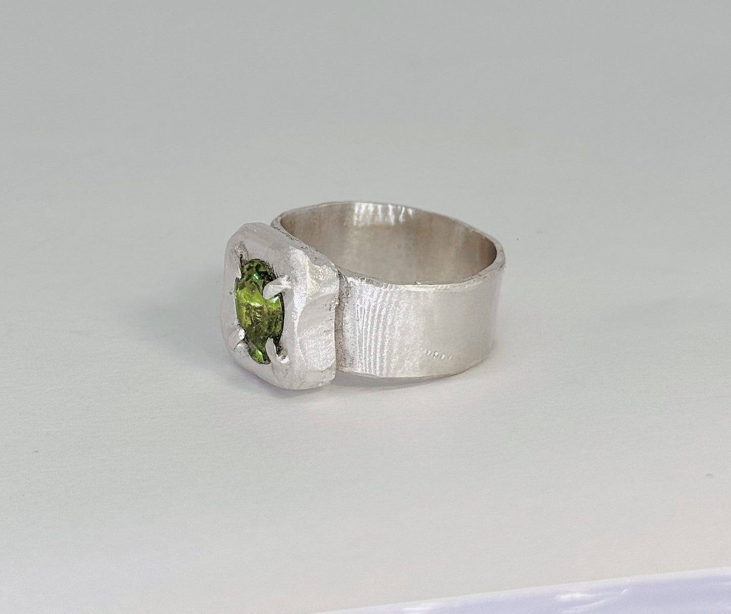 Cosmic Peridot Ring 9.99 Silver