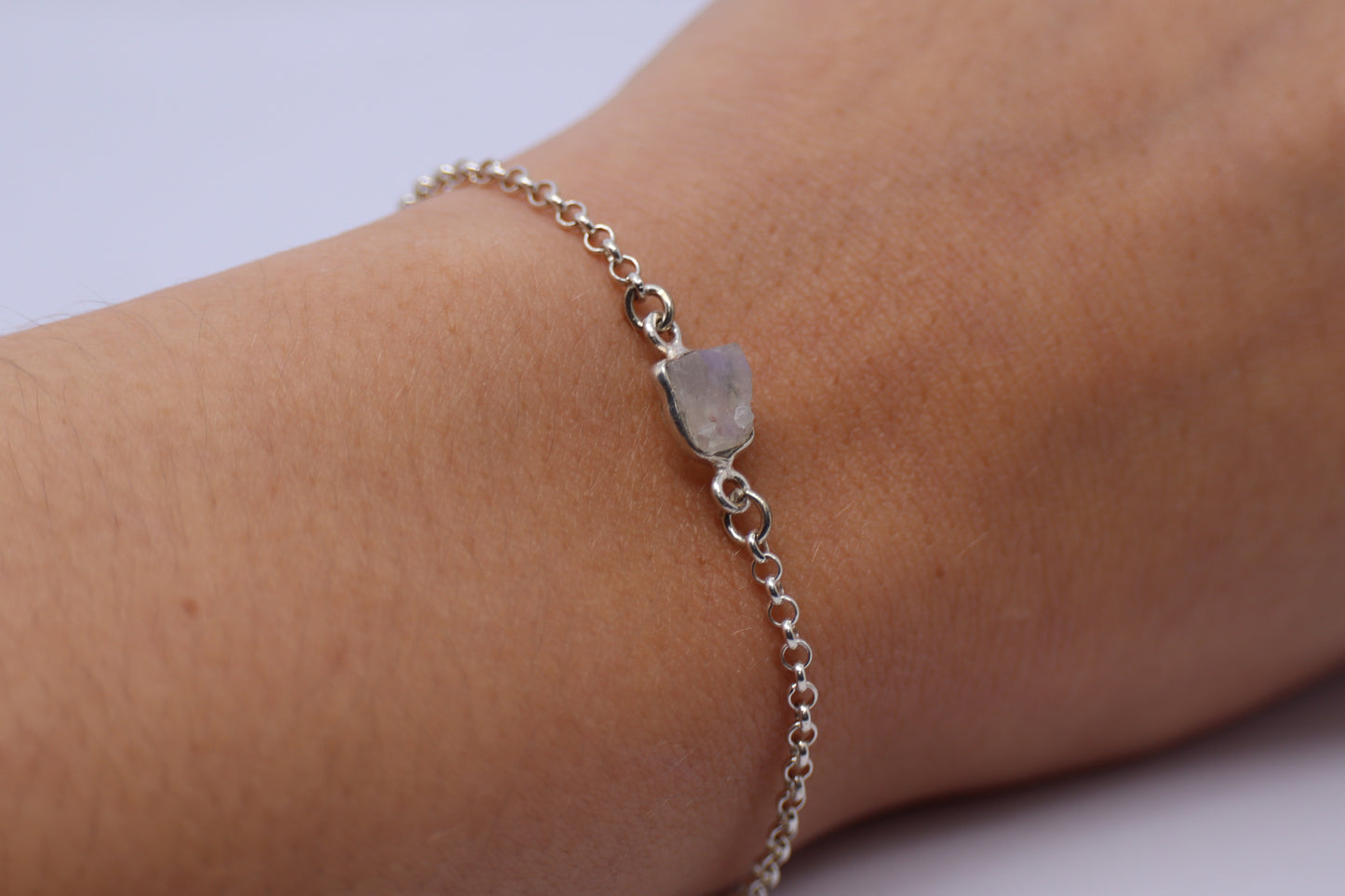 Moonstone Sterling Silver Bracelet