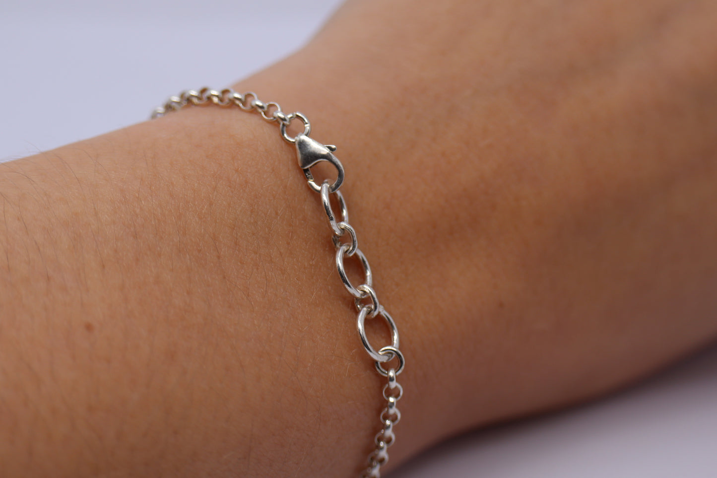 Crystal Quartz Sterling Silver Bracelet