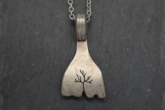 Fork Necklace Recycled