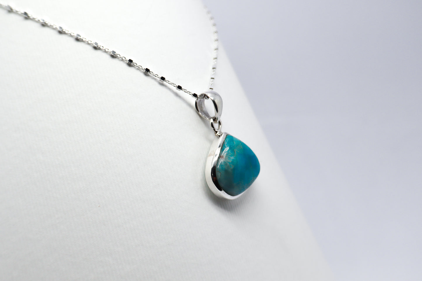 Larimar Silver Necklace