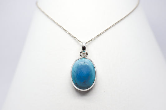 Turquoise Silver Necklace