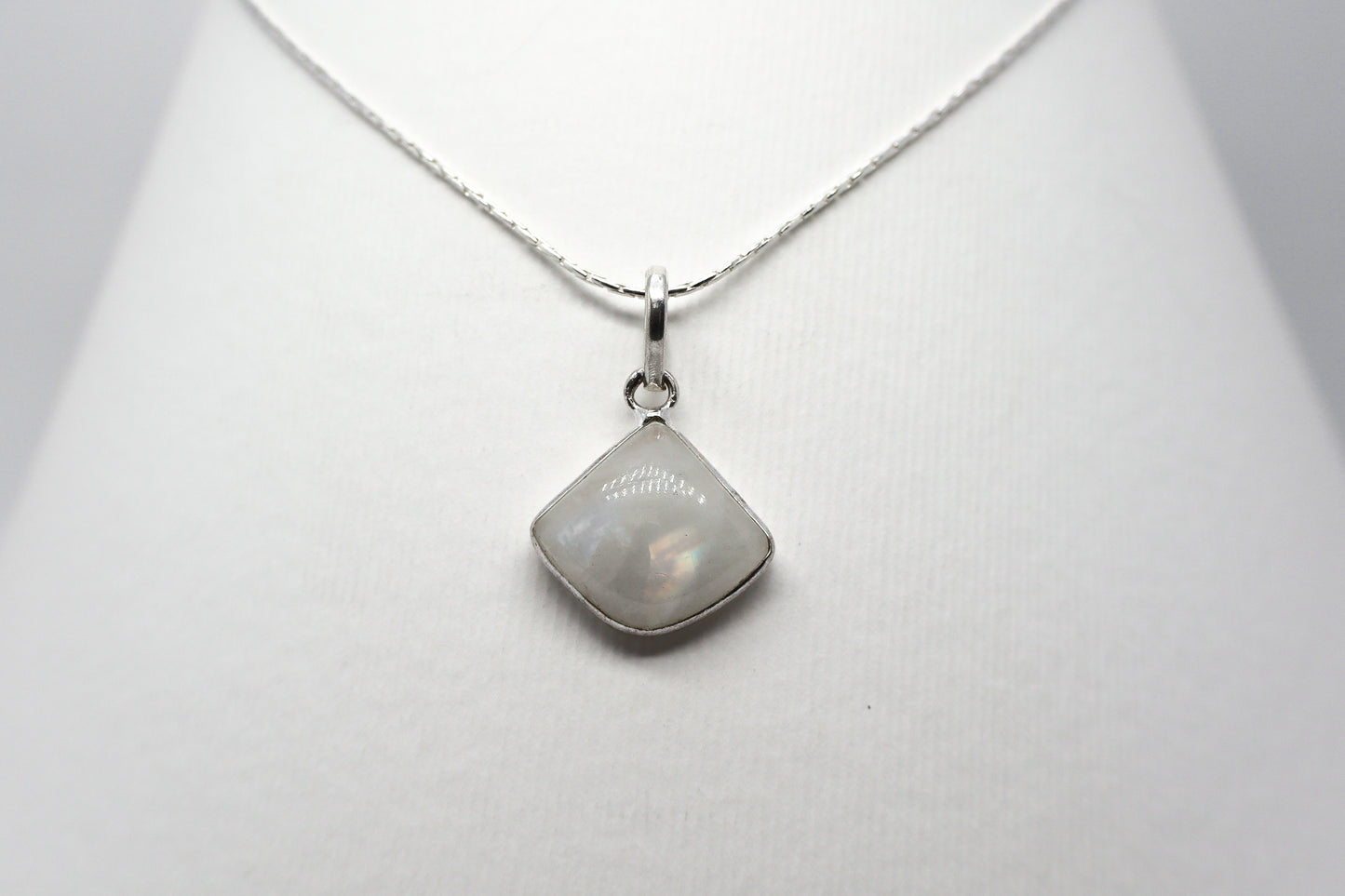 Moonstone Silver Necklace