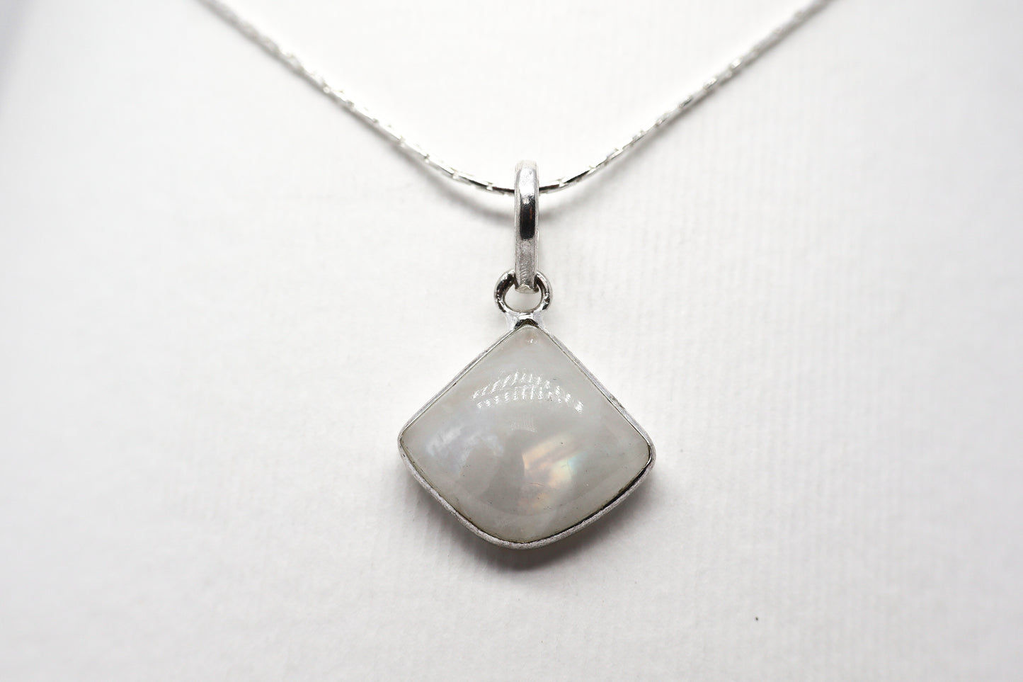 Moonstone Silver Necklace