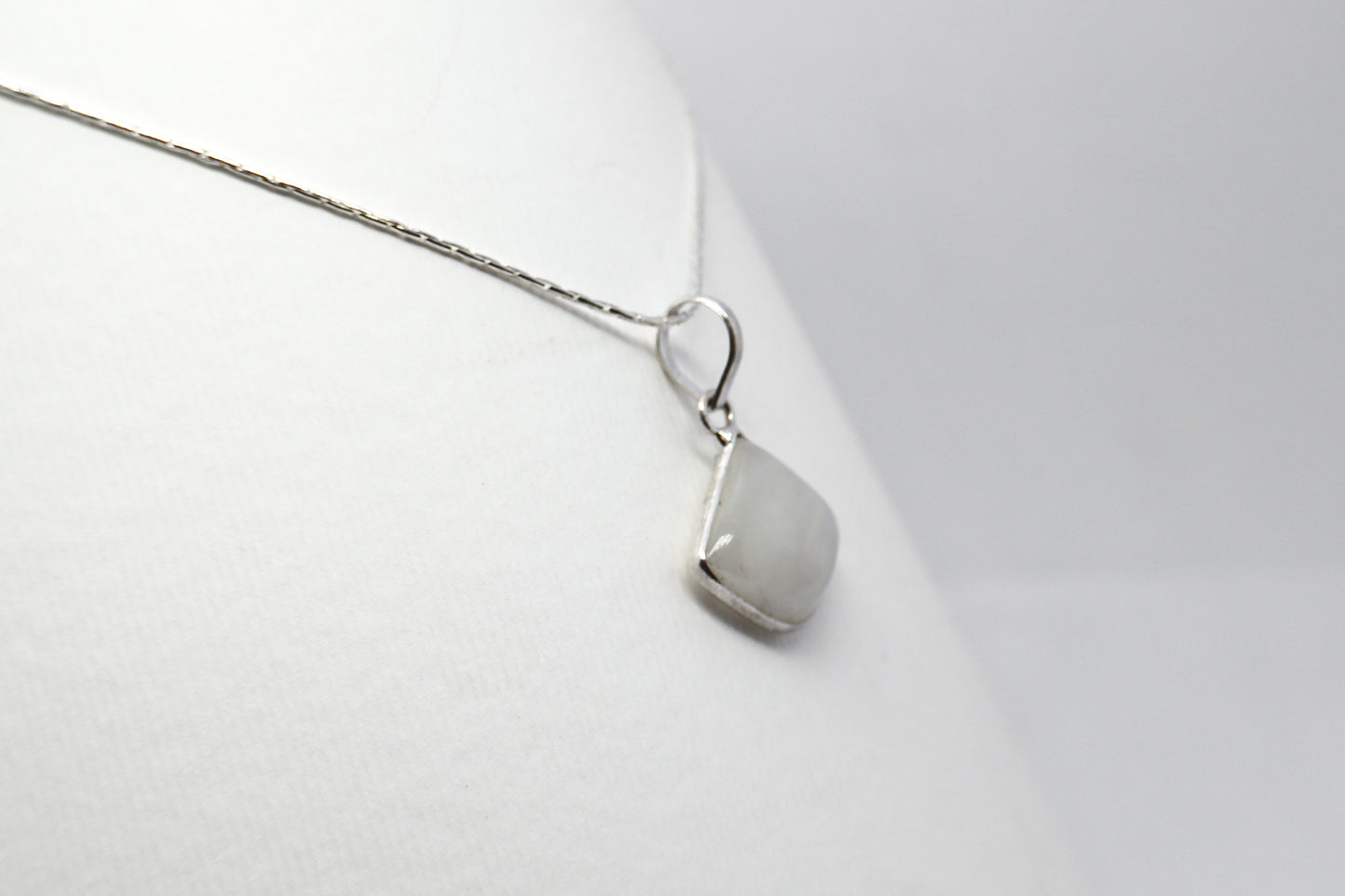 Moonstone Silver Necklace