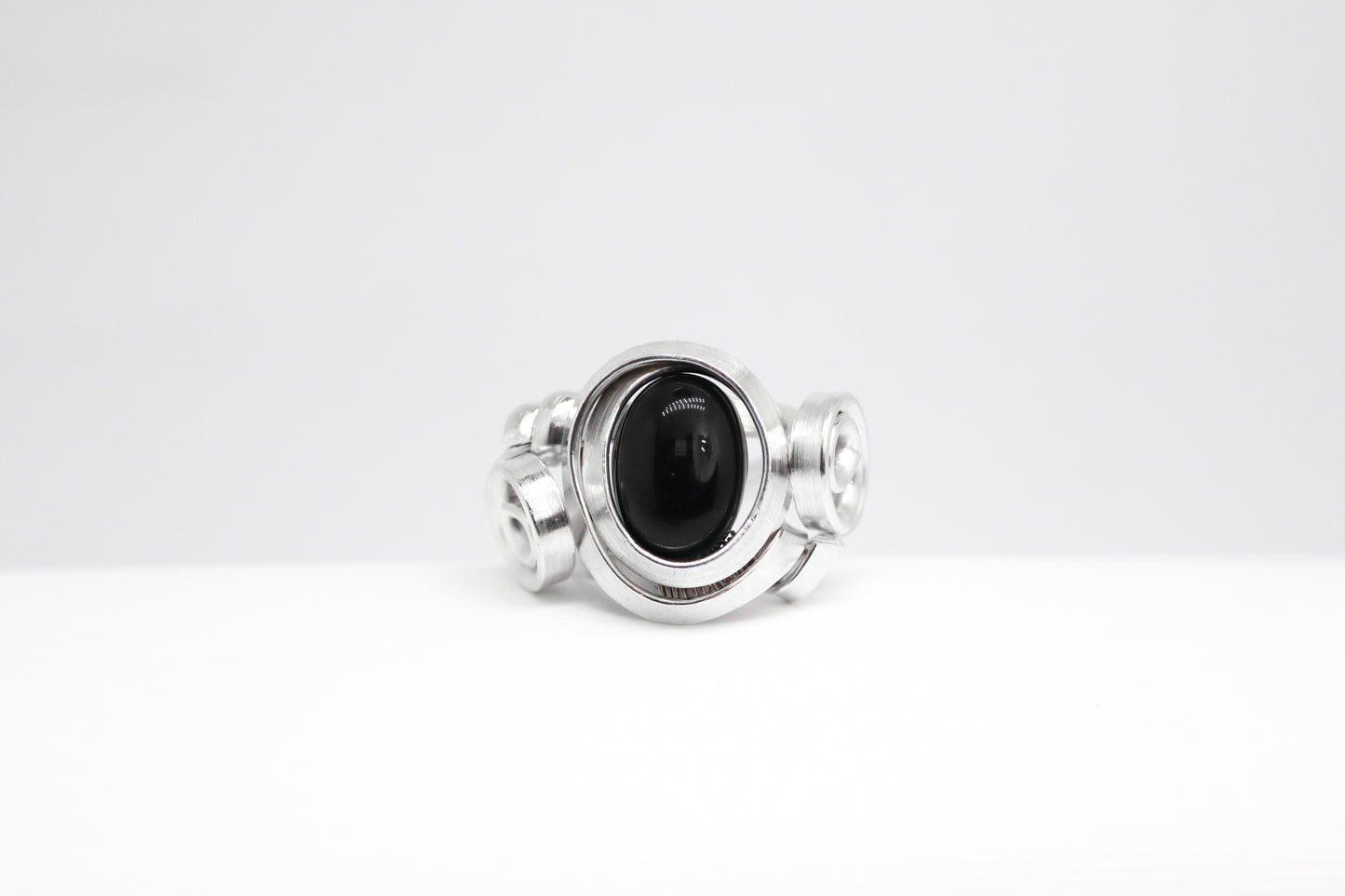 Gala Black Onyx Solid Sterling Silver Ring