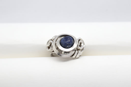 Gala Lapis Lazuli Solid Sterling Silver Ring