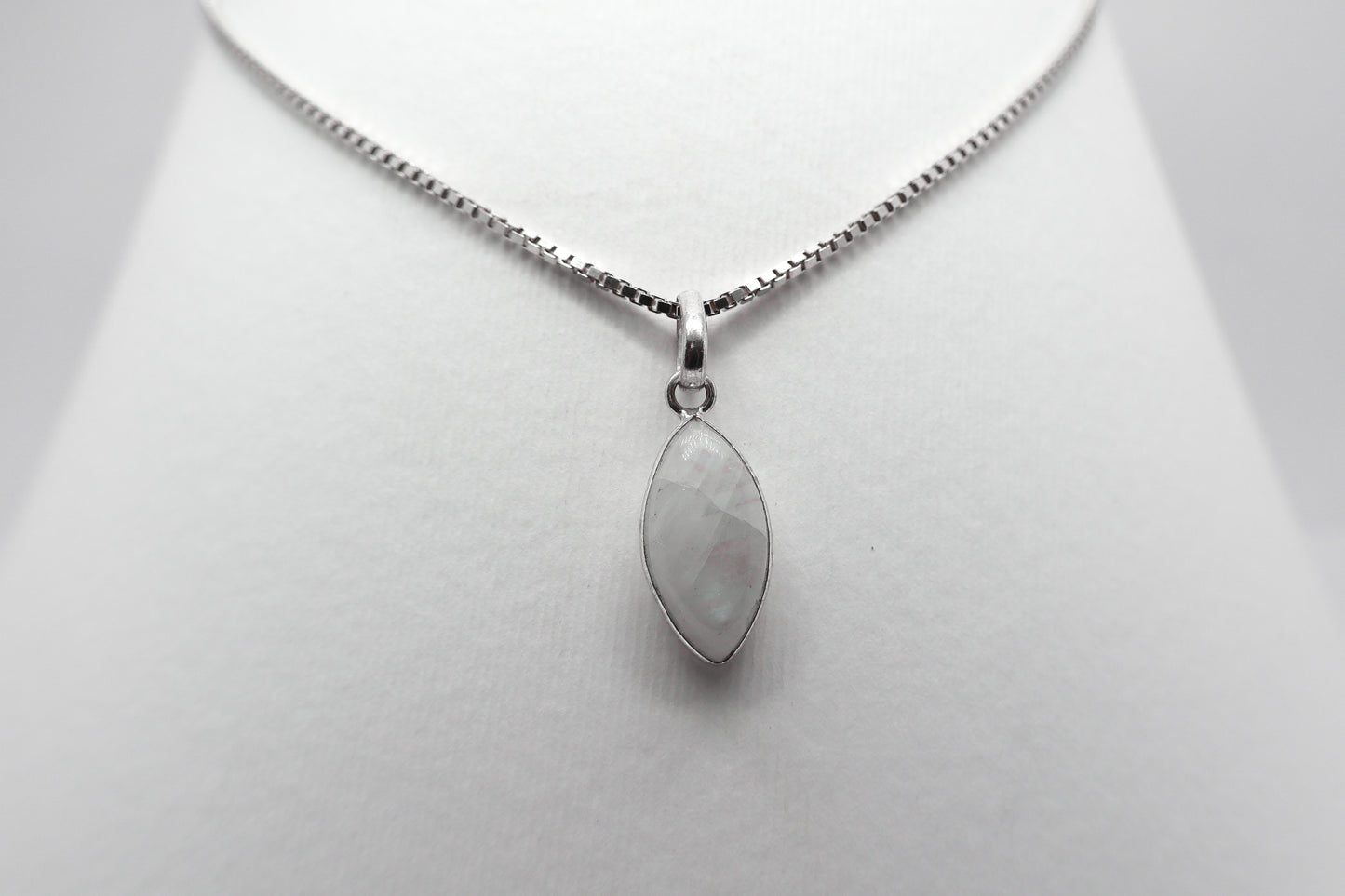 Moonstone Silver Necklace