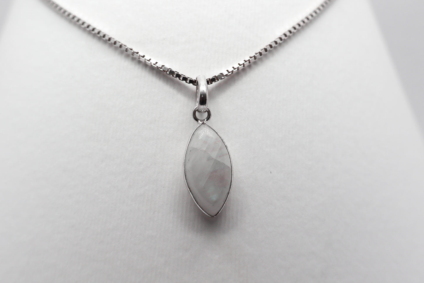 Moonstone Silver Necklace