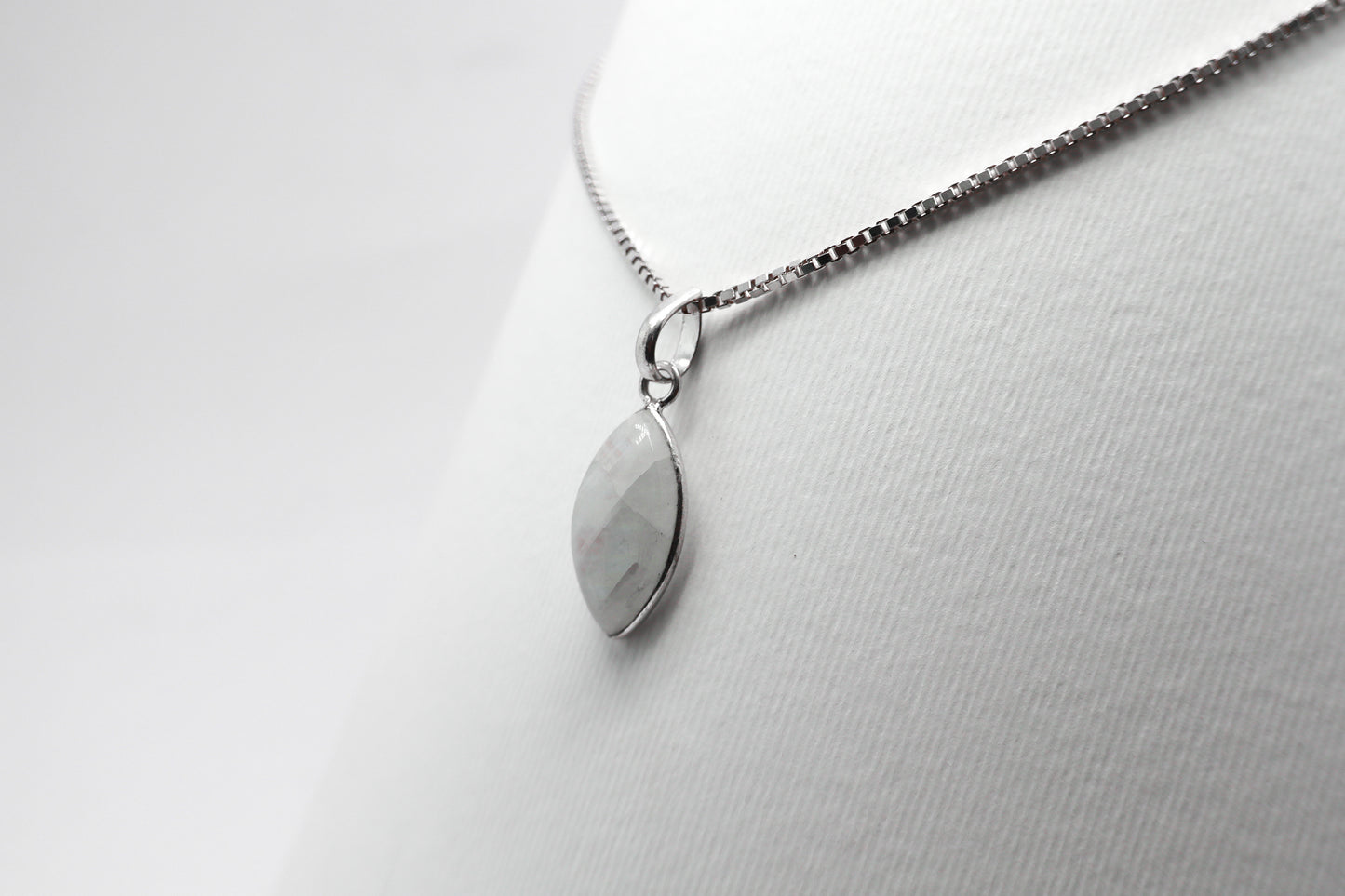 Moonstone Silver Necklace