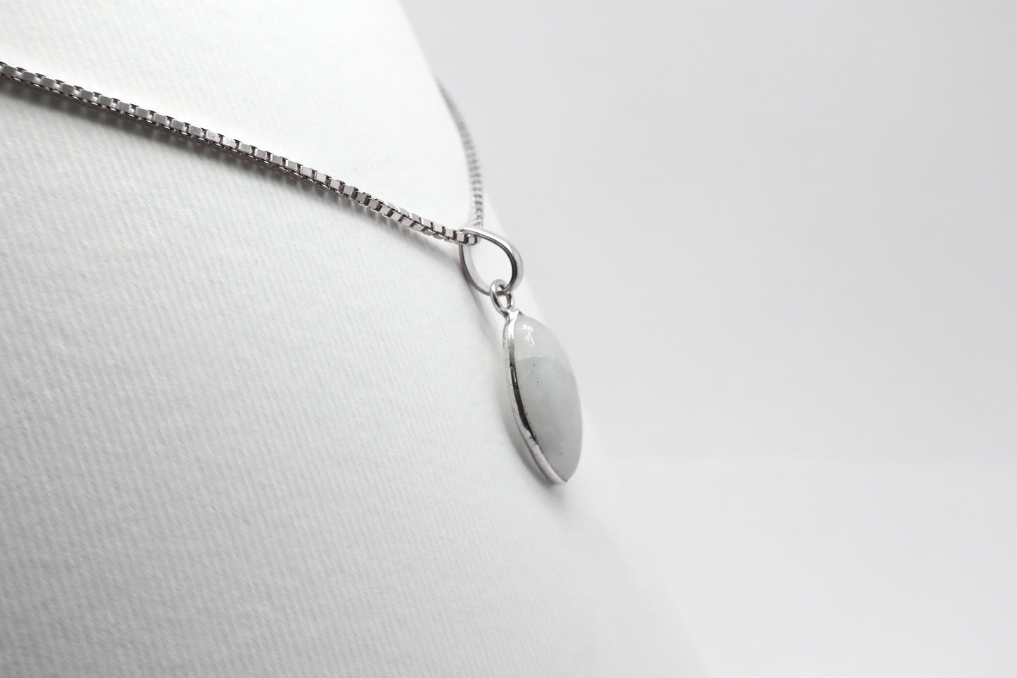 Moonstone Silver Necklace