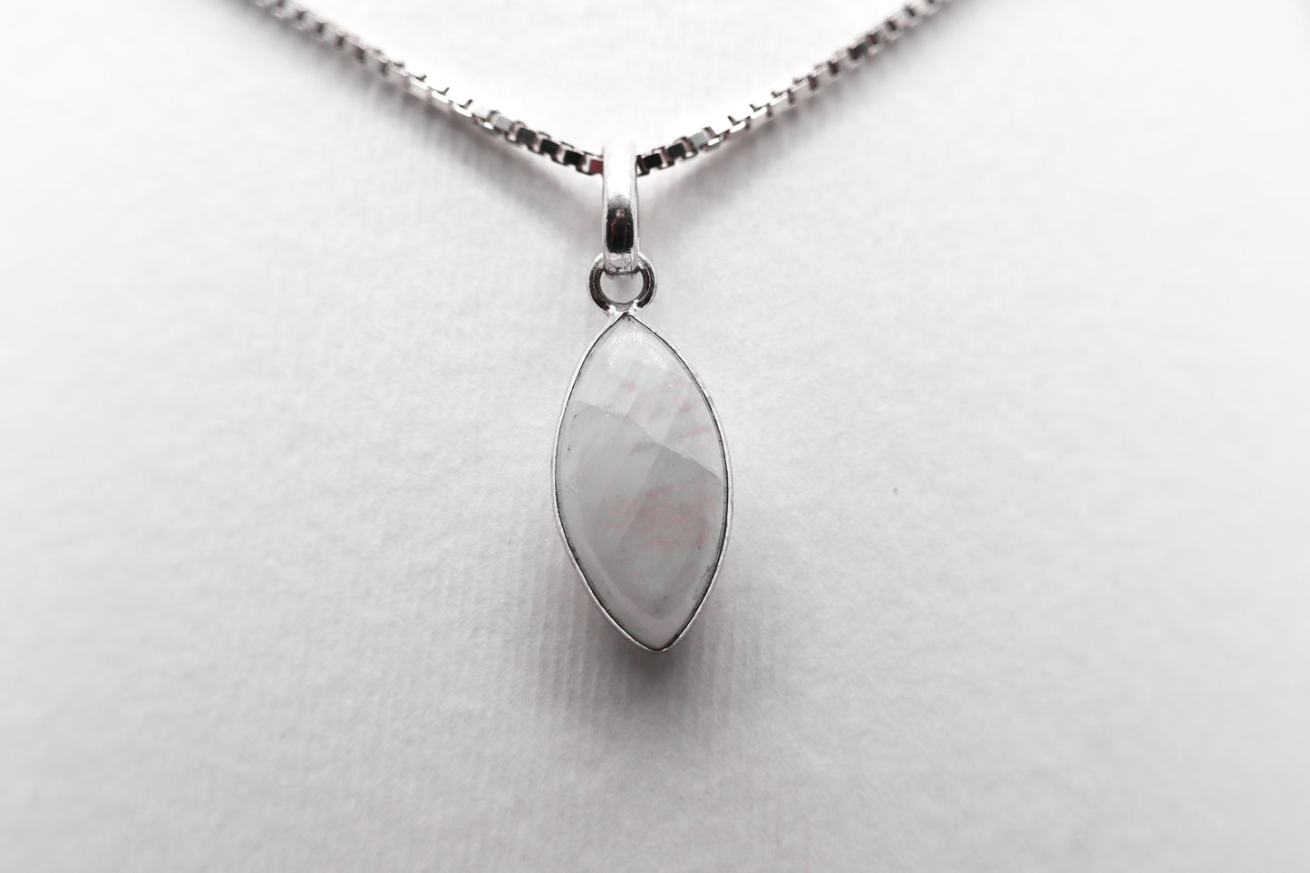 Moonstone Silver Necklace