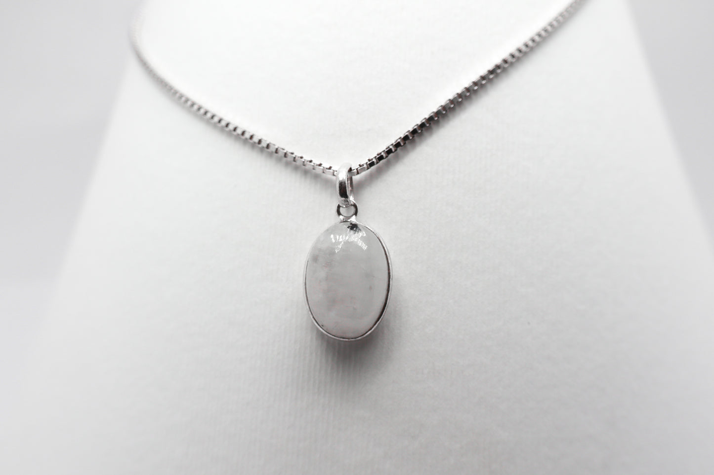 Moonstone Silver Necklace