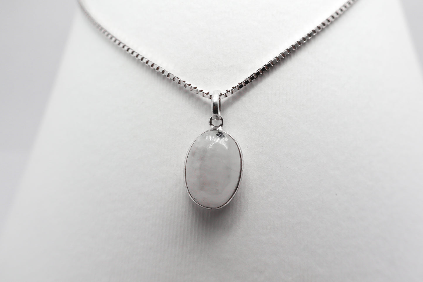 Moonstone Silver Necklace