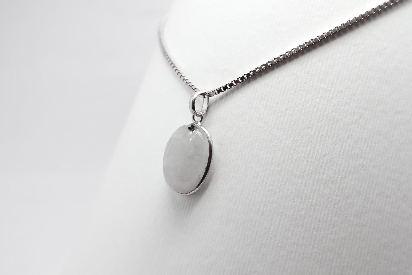 Moonstone Silver Necklace