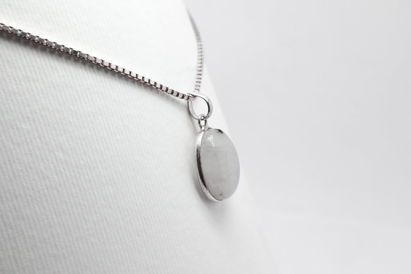 Moonstone Silver Necklace