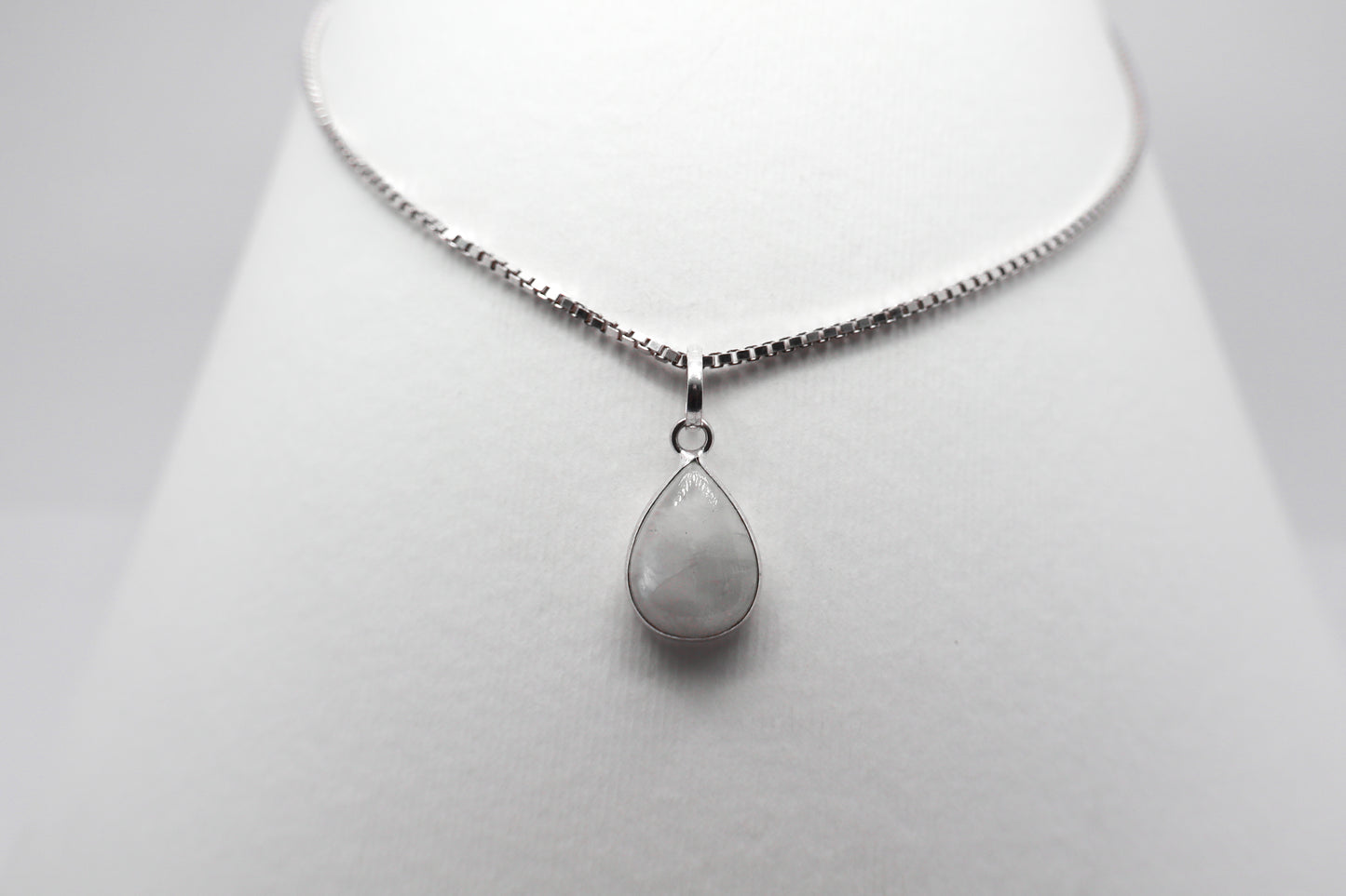 Moonstone Silver Necklace