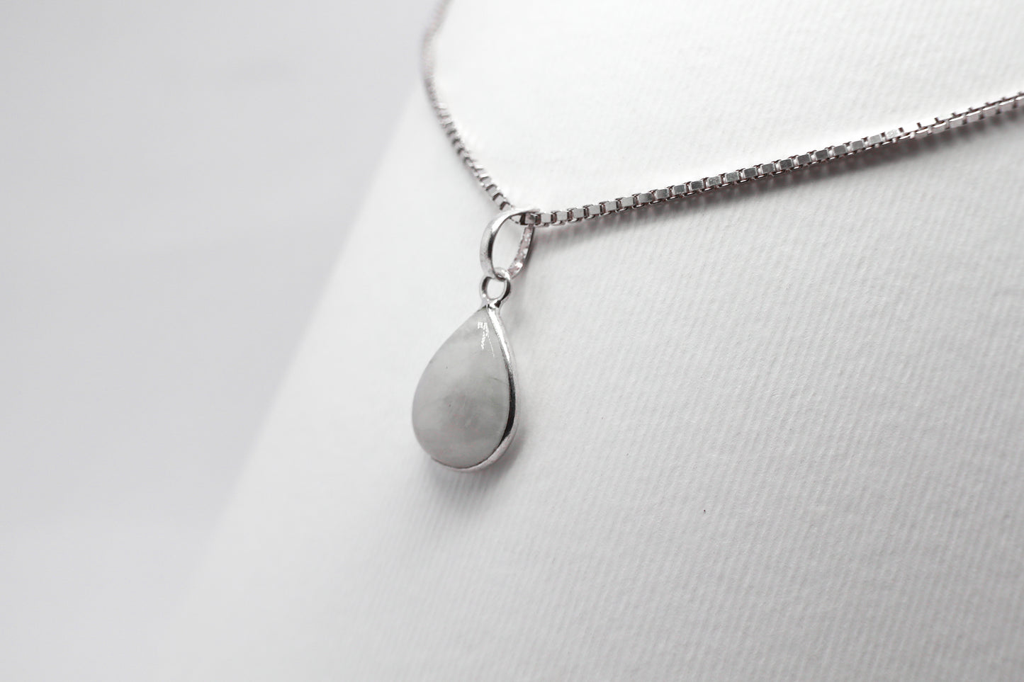 Moonstone Silver Necklace