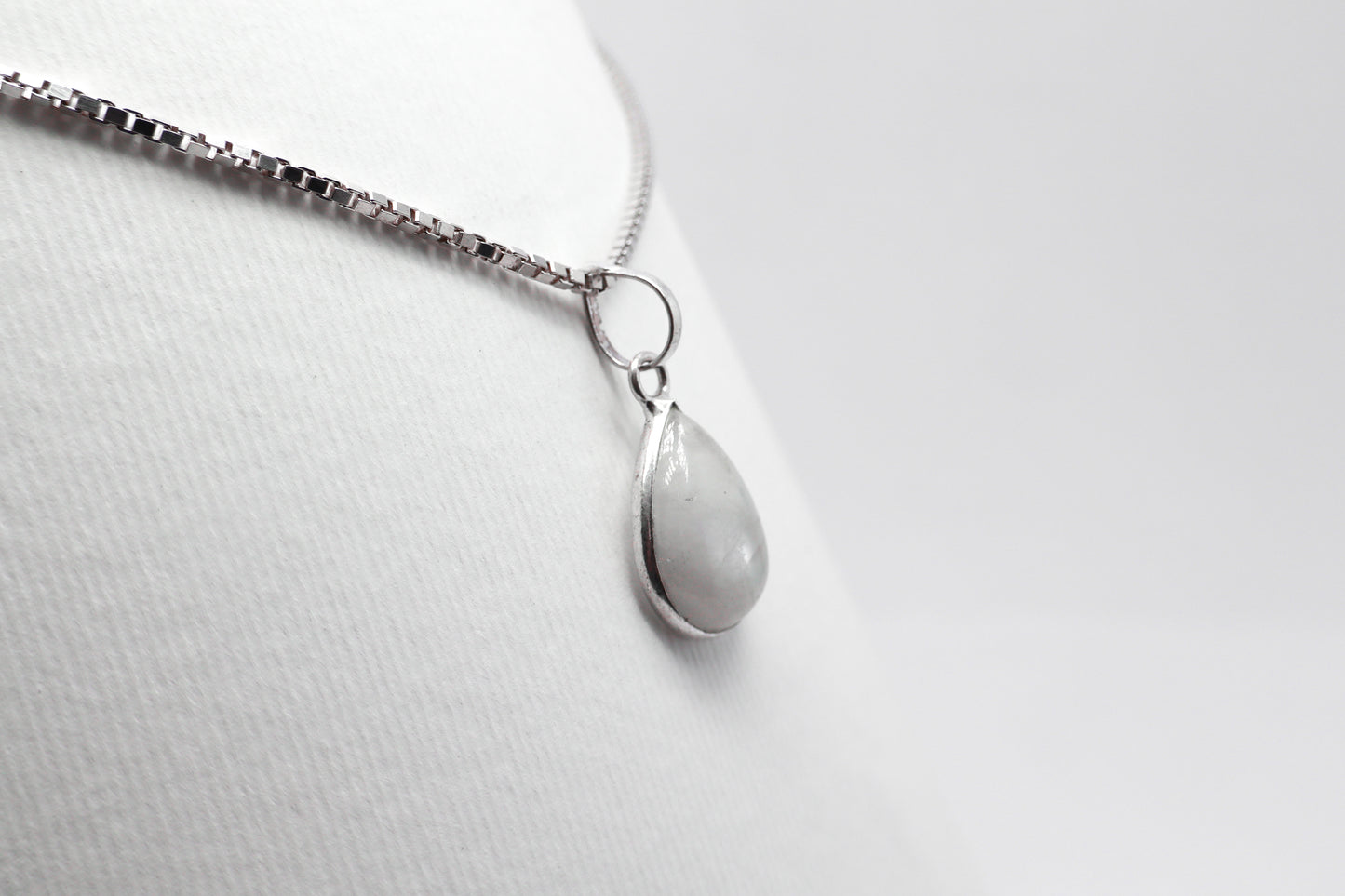 Moonstone Silver Necklace