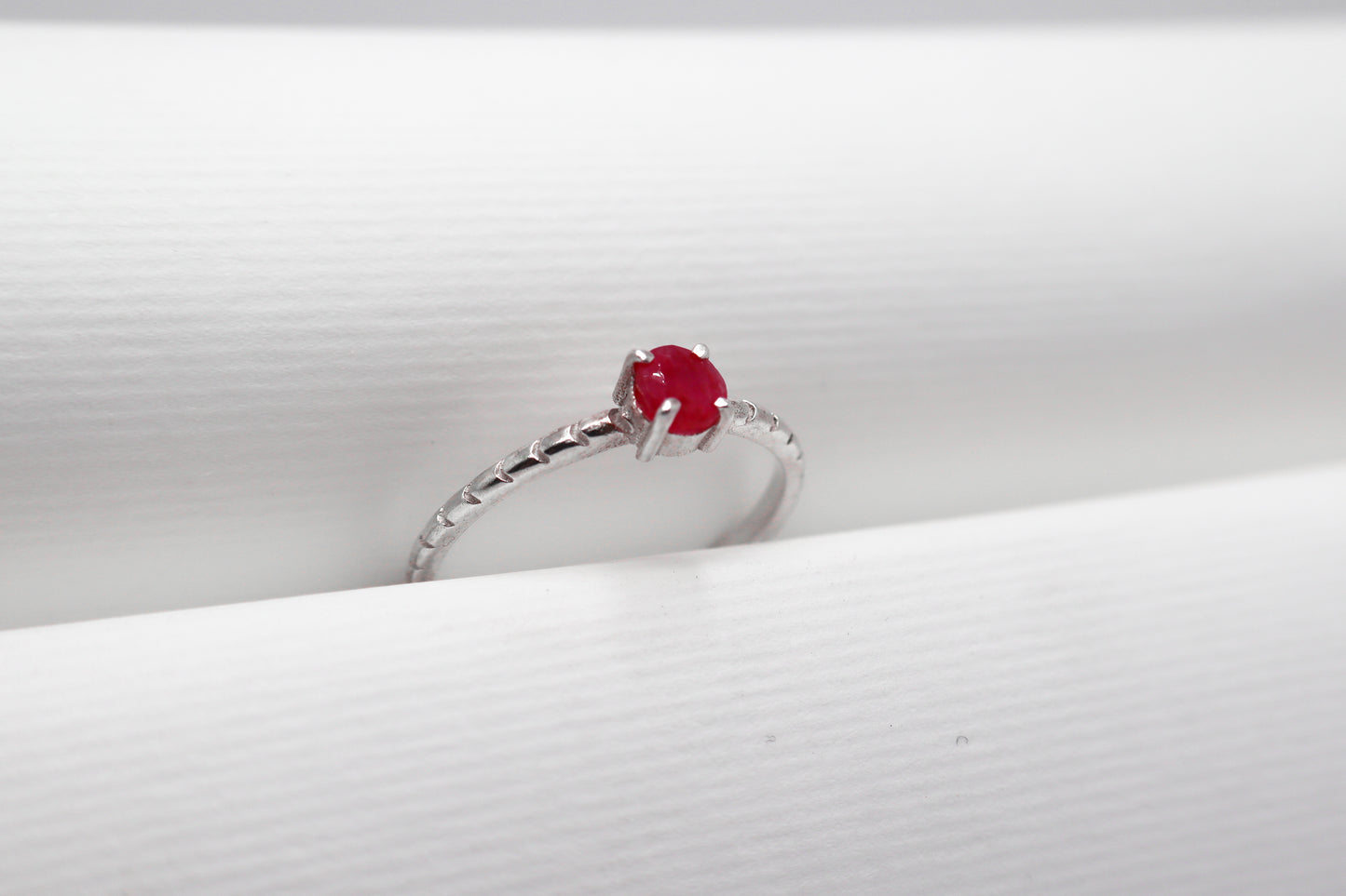 Cornelian Sterling Silver Ring