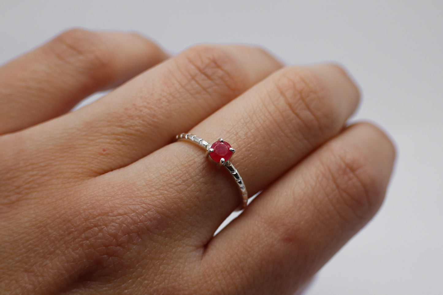 Cornelian Sterling Silver Ring