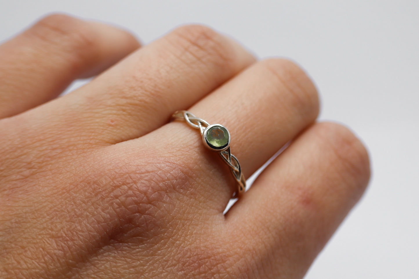 Peridot Sterling Silver Ring