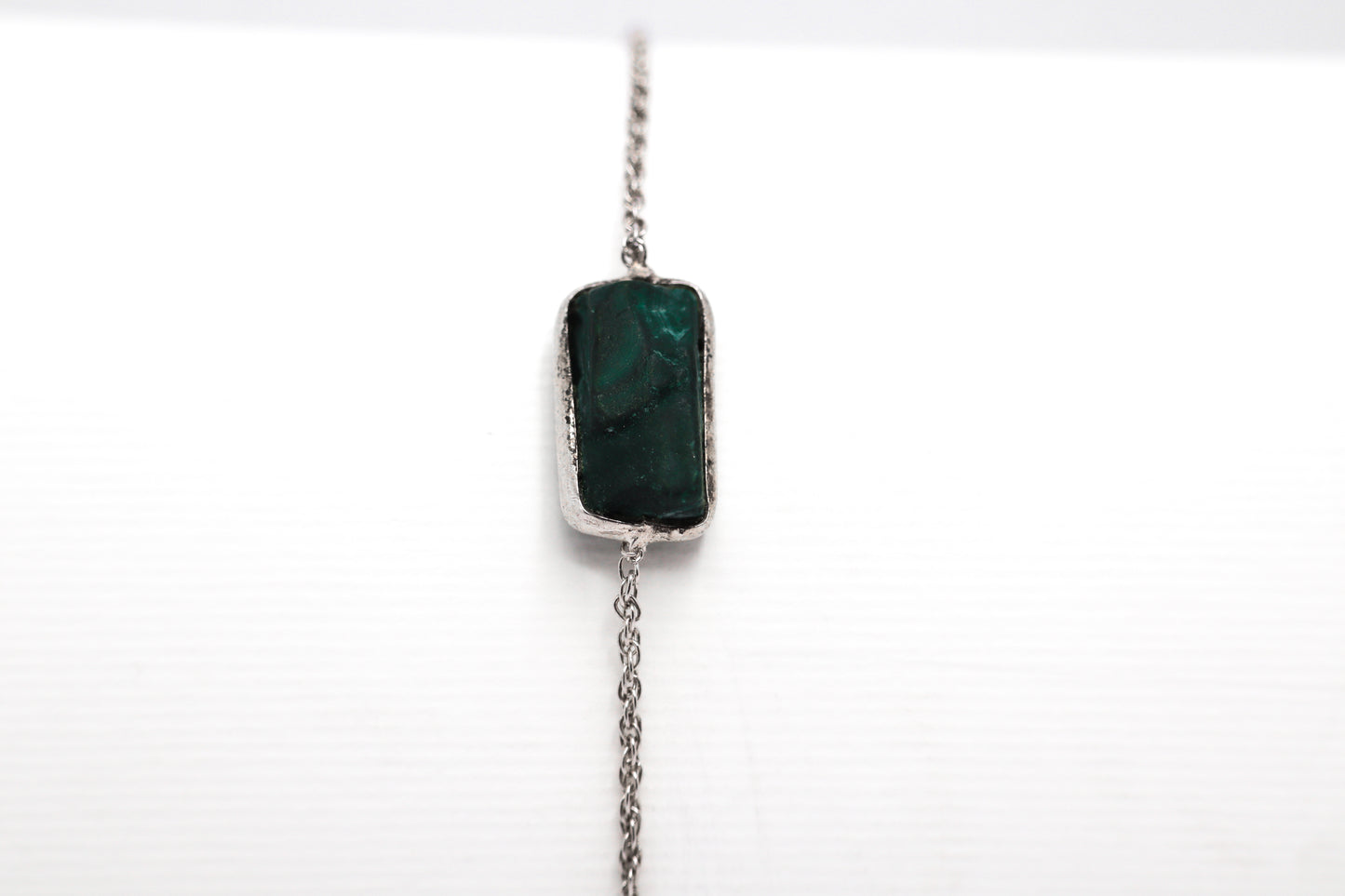 Malachite Sterling Silver Bracelet