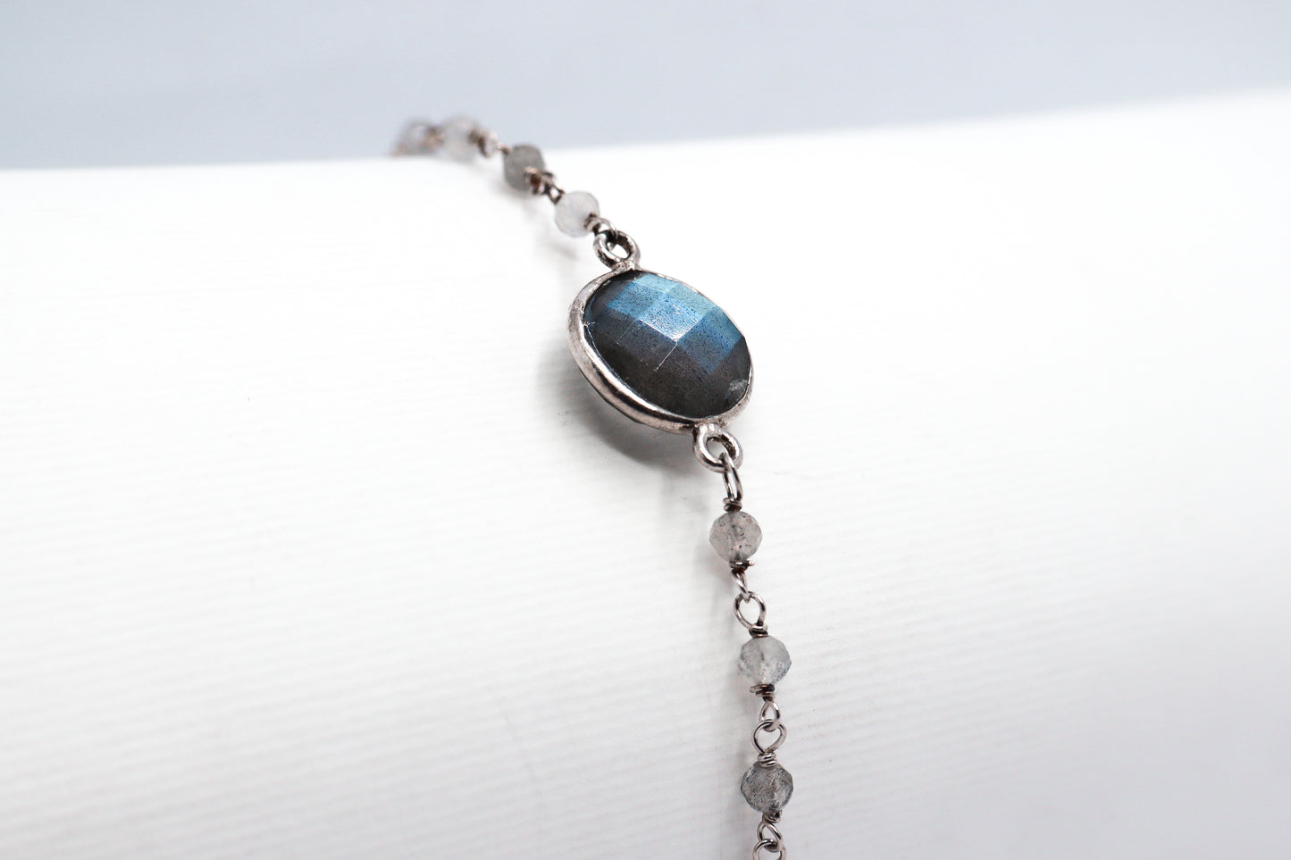 Labradorite Sterling Silver Bracelet