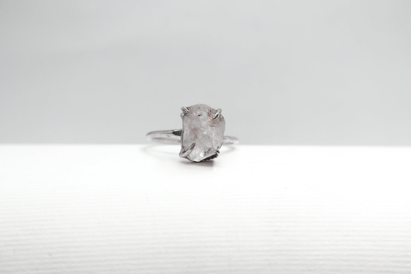 Crystal Quartz Sterling Silver Ring