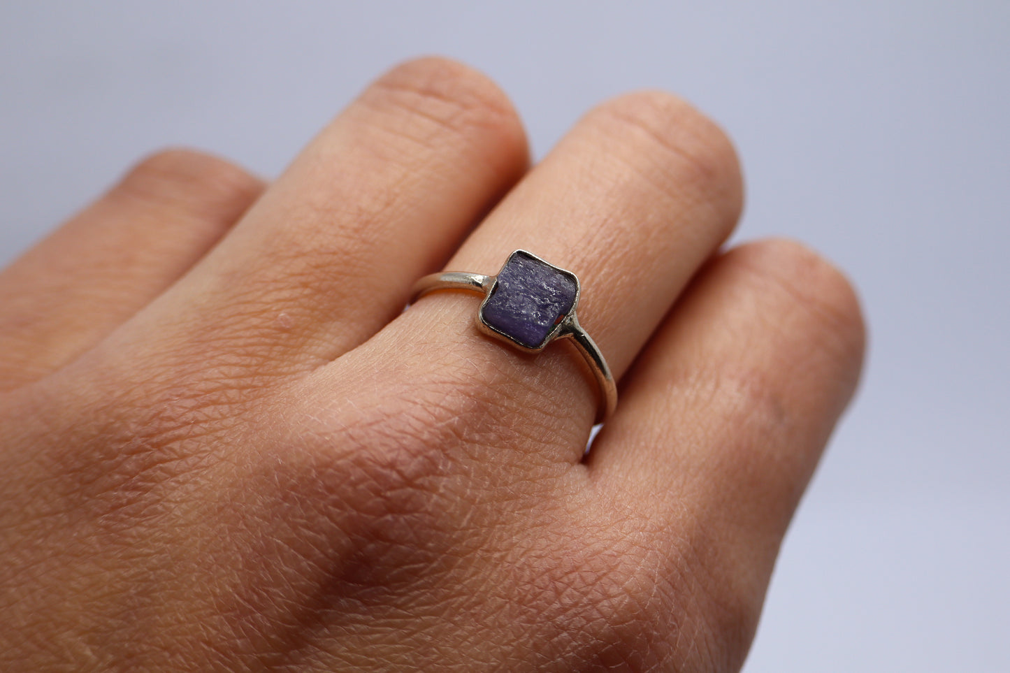 Tanzanite Sterling Silver Ring